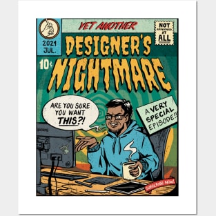 Designers Nightmare Comic Front Page Posters and Art